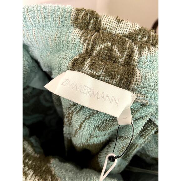 NEW Zimmermann Lyre Terry Towel Wide-Leg Pants size US 6 - Picture 5 of 7